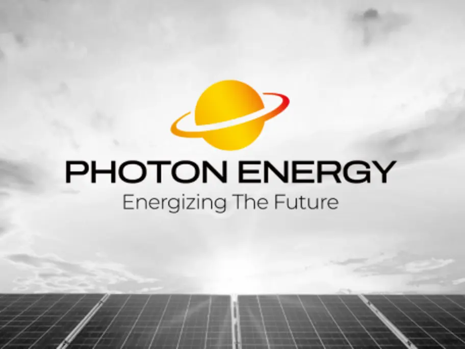 Business card design for Photon Energy showcasing professional and innovative branding by Comart Studios